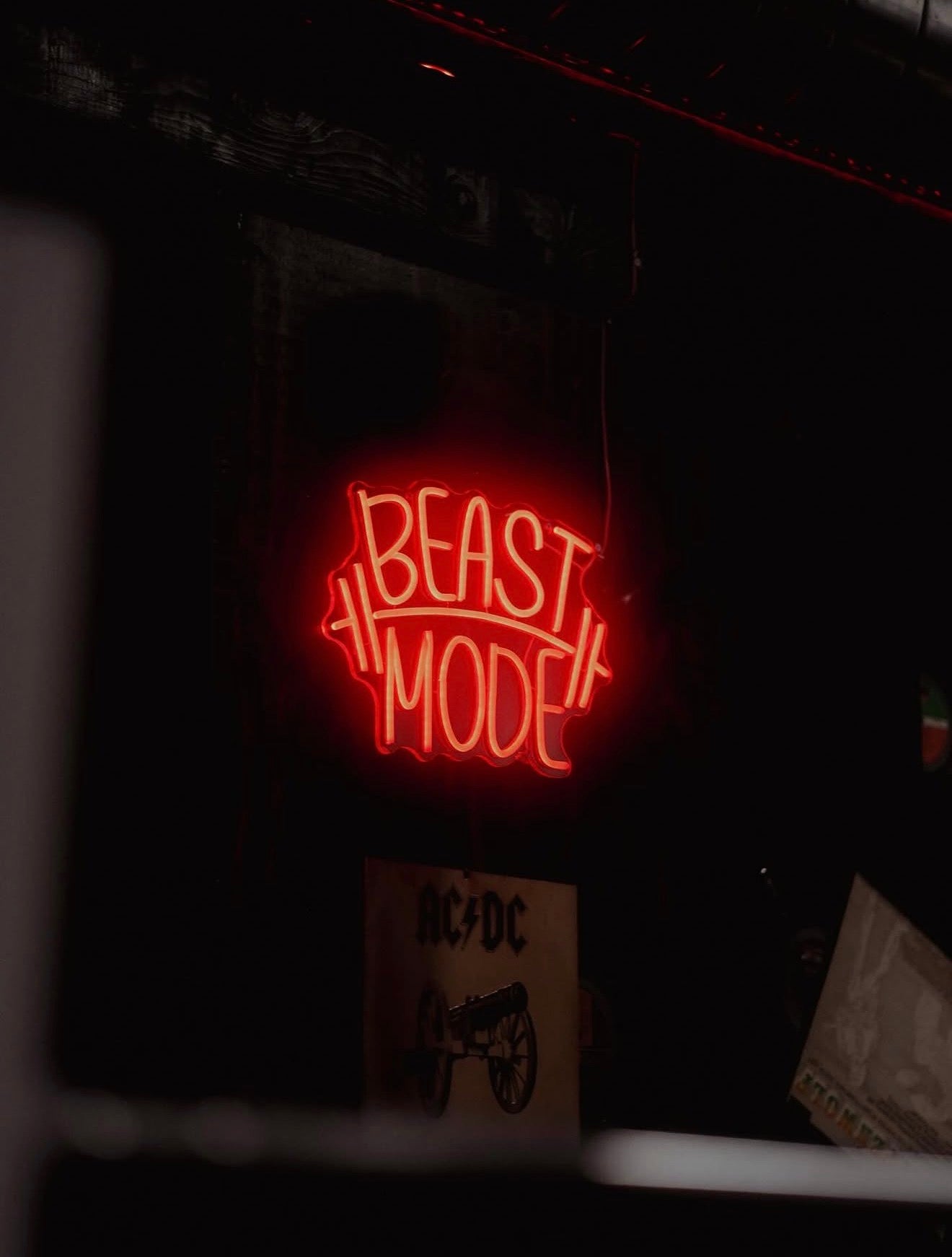 Beast Mode sign at MSS Gym