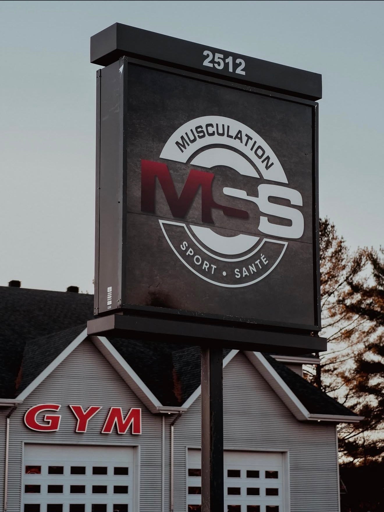 MSS Gym exterior sign