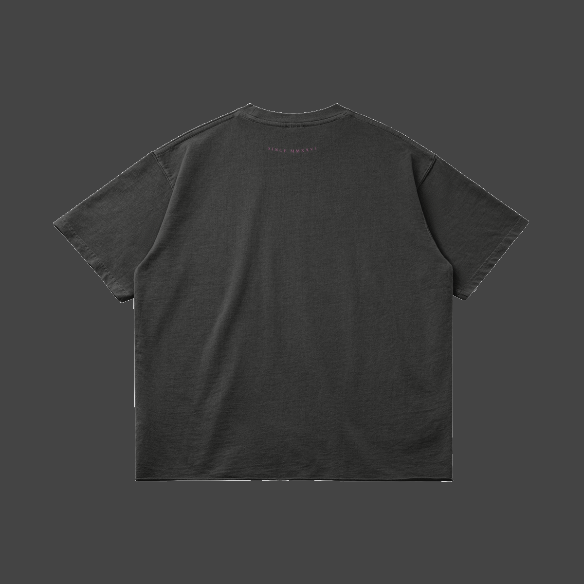 we-all-scream-inside-tee — Vue de dos — Purple / Dark Gray