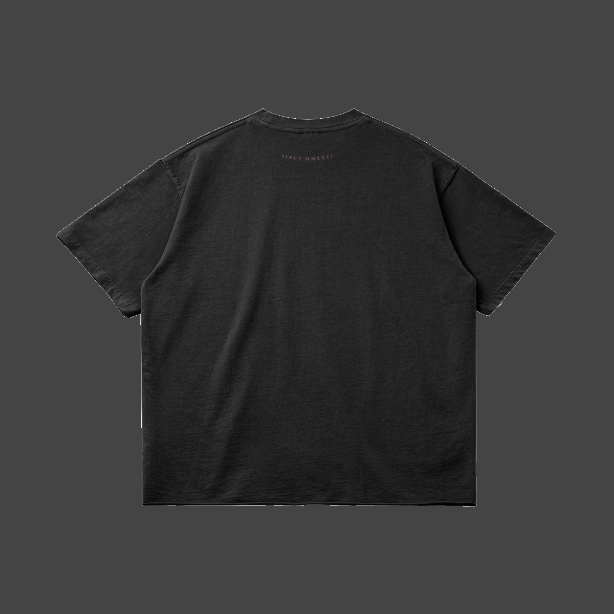we-all-scream-inside-tee — Vue de dos — Purple / Faded Black