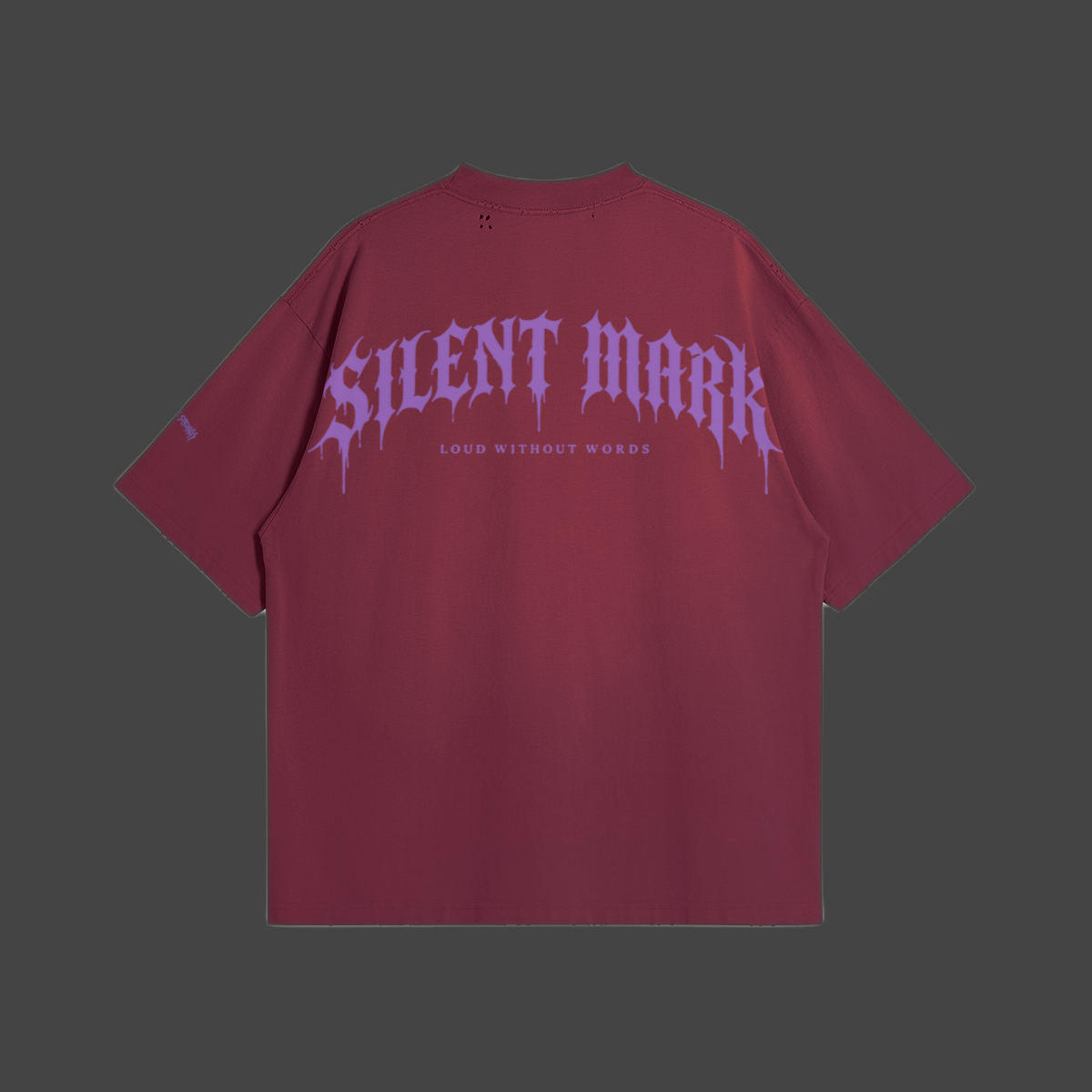 Silent Mark — T-shirt brodé CastleKrew — Pink & Purple — Pink / Black / S